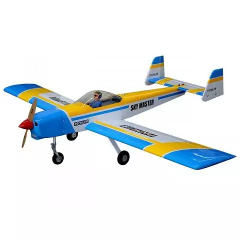 Aereo RC Trainer Aeronaut Sporty Traversa – Kit In Legno Da Montare, Motore Brushless Elettrico
