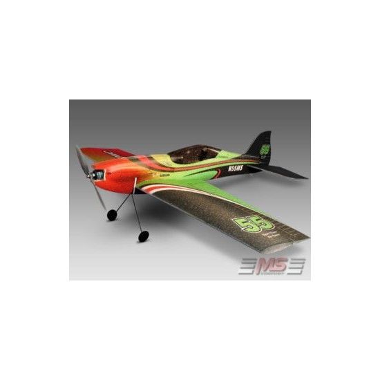 MS Composit Unique green-black EPP Aeromodello acrobatico