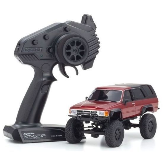 Kyosho Mini-Z 4X4 MX-01 Toyota 4Runner Red Metallic - Automodello elettrico Scaler