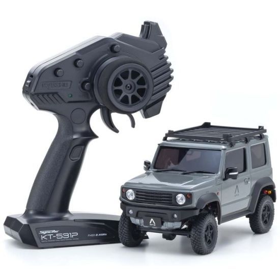 Kyosho Mini-Z 4X4 MX-01 Suzuki Jimny Sierra Apio TS4 Gray - Automodello elettrico Scaler
