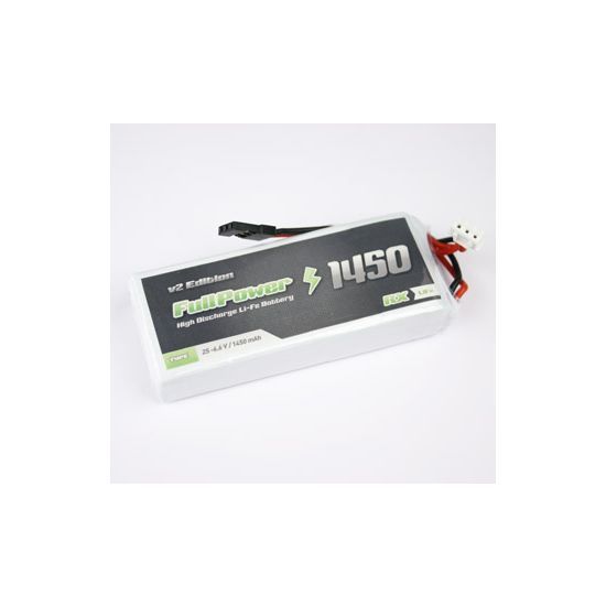 FullPower Batteria RX LiFe 2S 1450 mAh 35C V2 - JR