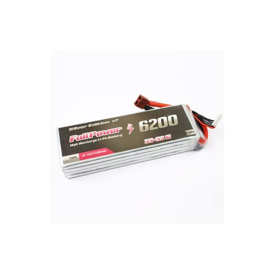 FullPower Batteria Lipo 5S 6200 mAh 35C Silver V2 - DEANS