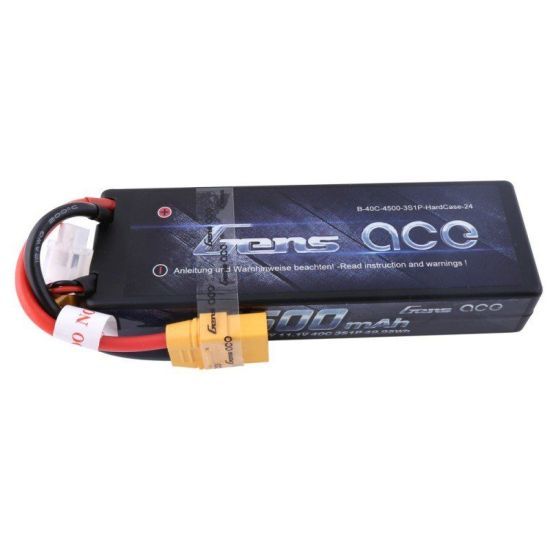 Gens ACE Batteria Lipo 3S 4500mAh 40C HARDCASE XT90