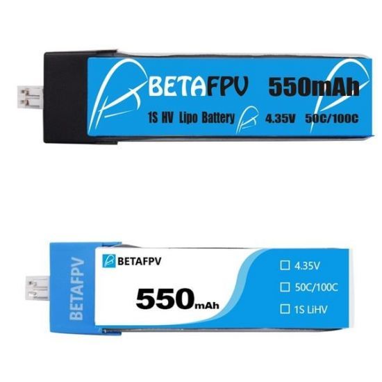 BetaFPV Batteria lipo 1s HV 550mah BETAFPV connettore PH 2.0