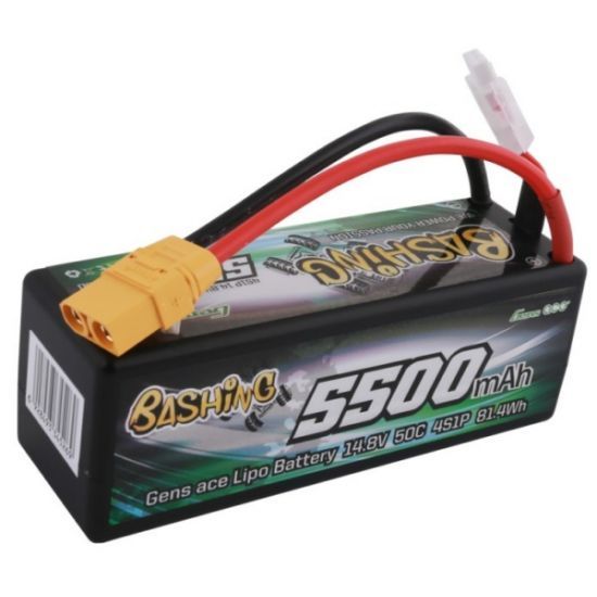 Gens ACE Batteria Lipo 4S 5500mAh 50C Bashing Series HardCase - XT90
