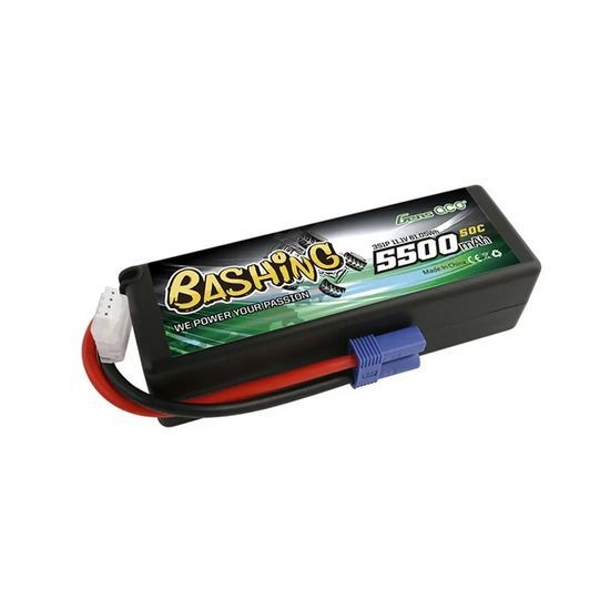 Gens ACE Batteria Lipo 4S 5500mAh 50C Bashing Series HARDCASE - EC5