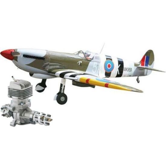 Seagull Spitfire ARF 30 CC + DLE 35 RA Aeromodello riproduzione