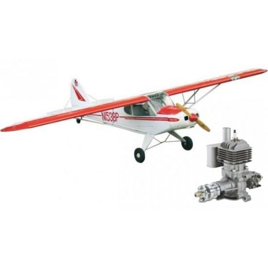 VQ Model Piper PA 18 BIG / 2710mm + DLE 30 Aeromodello riproduzione