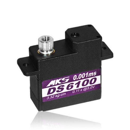 MKS DS6100 - 3,2 (4,8V)-0,12 (4,8V) Servocomando micro