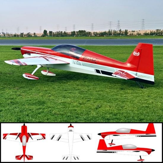 Pau Model Extra 330LX V2 60-70cc Rosso - Aeromodello acrobatico