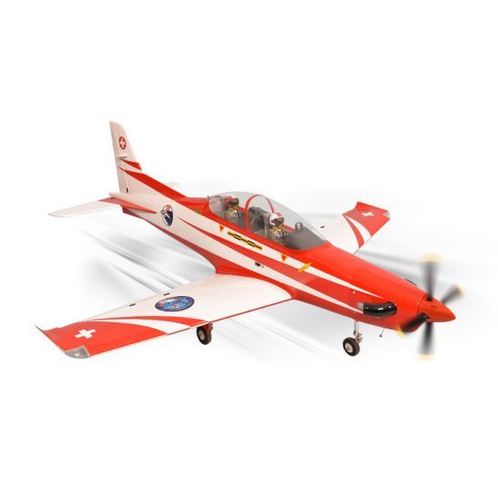 Phoenix Model PC21 Pilatus GP/EP 15-20cc + carrelli elettrici Aeromodello riproduzione