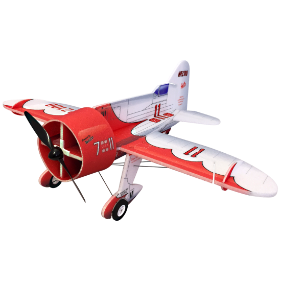 RC Factory Gee Bee Red/White (Backyard Series) Aeromodello acrobatico