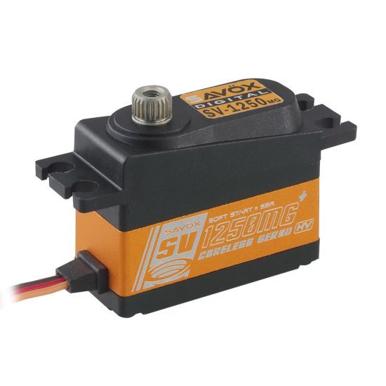 SAVOX SV-1250MG+ - 8,0 (7,4V)-0,09 (7,4V) Servocomando mini