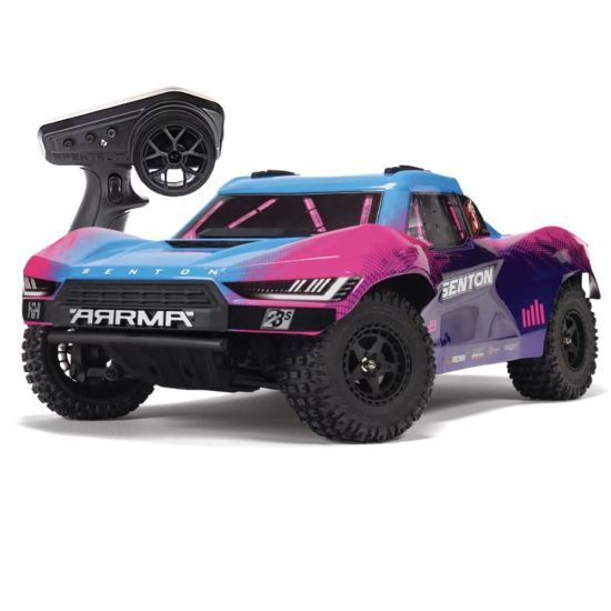 Arrma SENTON 4X4 223S BLX Brushless 1/10 RTR con DSC, Blu - Short Course Elettrico
