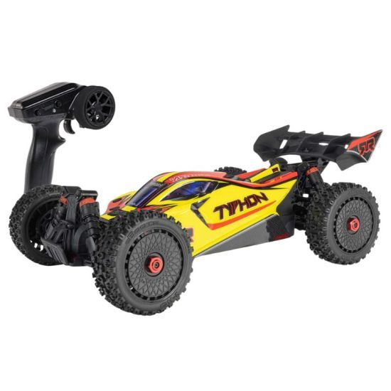 Arrma Typhon 4X4 665 Mega 1/8 Spazzole Giallo - Automodello Fuoristrada Elettrico