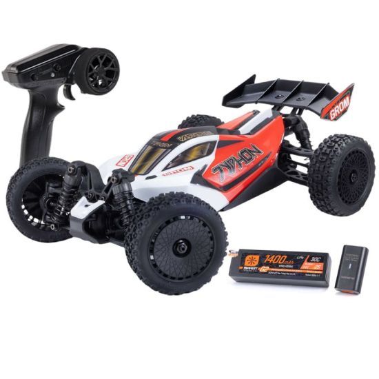 Arrma TYPHON GROM 4x4 SMART 1/14 Buggy Rosso/Bianco - Automodello radiocomandato