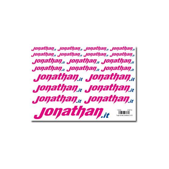 Jonathan Foglio decals 150x210 mm 21 loghi Jonathan