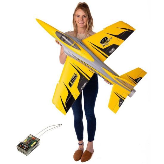 E-flite Habu XS 80mm EDF BNF Basic AS3X SAFE