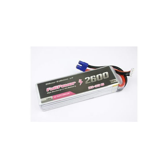 FullPower Batteria Lipo 4S 2600 mAh 35C Silver V2 - EC3