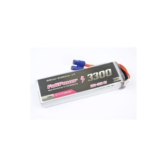 FullPower Batteria Lipo 3S 3300 mAh 35C Silver V2 - EC3