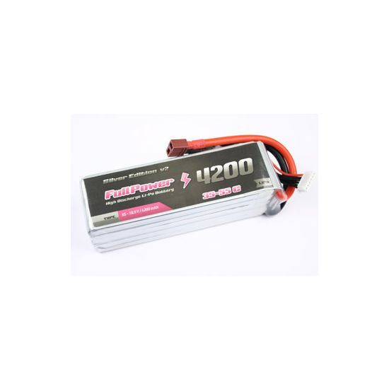 FullPower Batteria Lipo 5S 4200 mAh 35C Silver V2 - DEANS