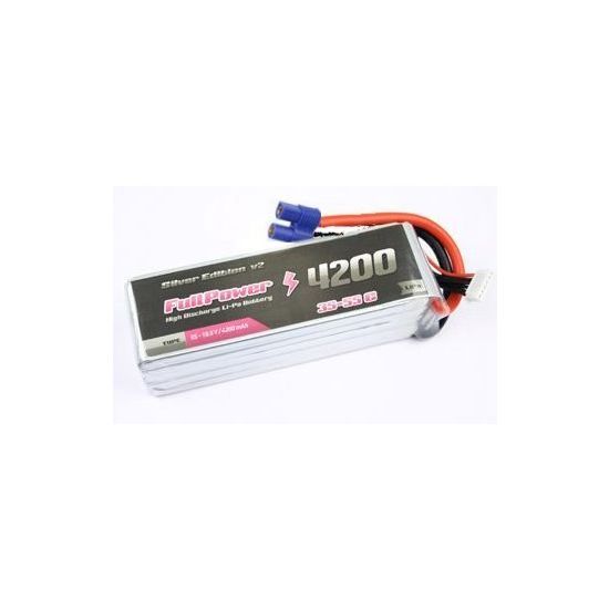 FullPower Batteria Lipo 6S 4200 mAh 35C Silver V2 - EC5