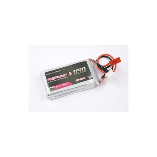 FullPower Batteria Lipo 3S 850 mAh 35C Silver V2 - BEC