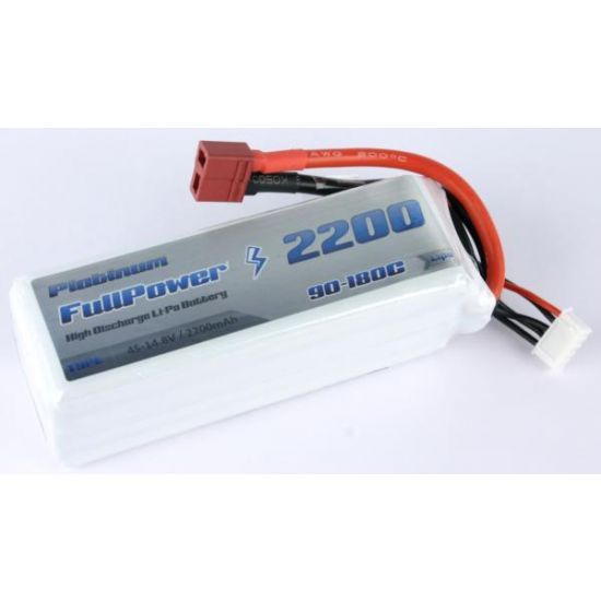 FullPower Batteria Lipo 4S 2200 mAh 90C PLATINUM - DEANS