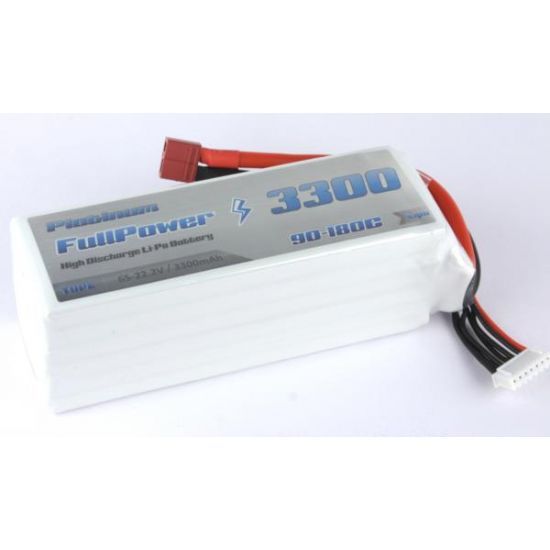 FullPower Batteria Lipo 6S 3300 mAh 90C PLATINUM - DEANS