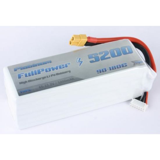 FullPower Batteria Lipo 6S 5200 mAh 90C PLATINUM - XT90