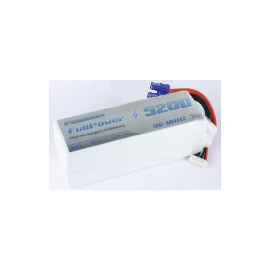 FullPower Batteria Lipo 6S 5200 mAh 90C PLATINUM - EC5
