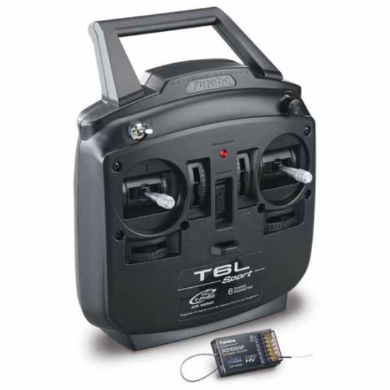Futaba 6L 2.4Ghz T-FHSS Mode2 + rx R3106FG Radiocomando