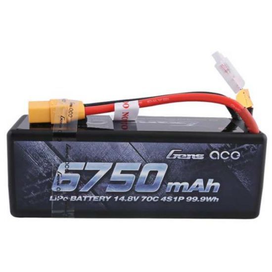 Gens ACE Batteria Lipo 4S 6750 mAh 70C - XT90 Hard Case