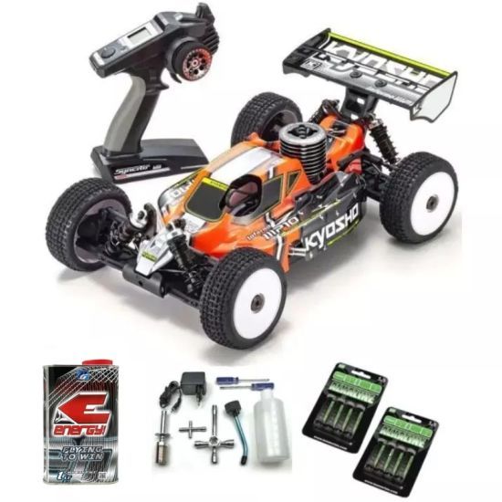 Kyosho Inferno MP10 1:8 RC Nitro Readyset T1 - Automodello a scoppio SUPER COMBO
