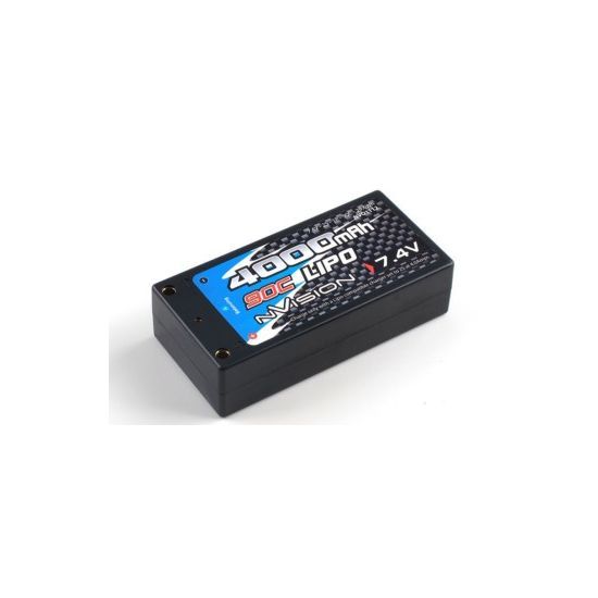 nVision Batteria LiPo Factory Pro SHORTY 2S 4000 mAh 7,4V 90C Hard Case