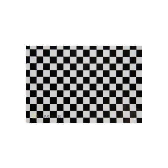 Oracover OraFUN4 bianco/nero 10-71 scacchi 12,5x12,5mm, 2 mt.