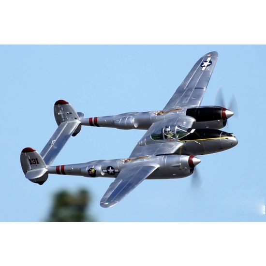Freewing P-38L Lightning Pacific Silver 1600mm PNP