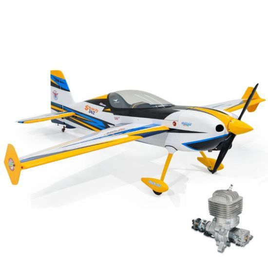 Phoenix Model Sbach 342 218cm 86’’ 60-70CC CARBON V2 + DLE61 - Aeromodello acrobatico