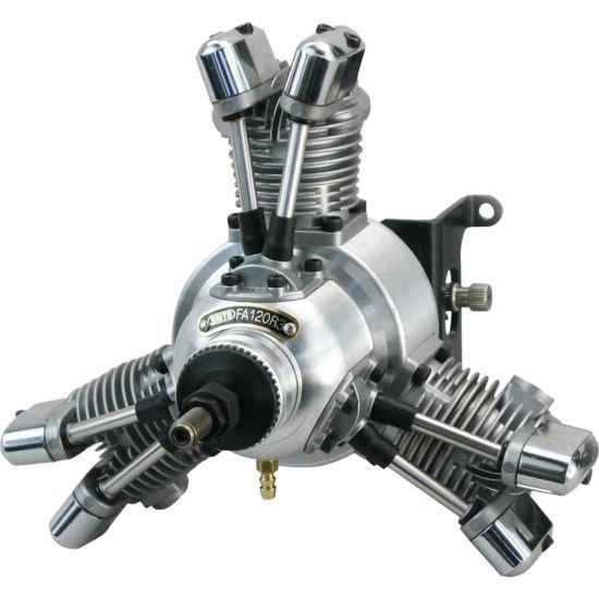 Saito FA-120R3 Motore a scoppio 4T 3 Cilindri