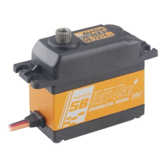 SAVOX SB-2274SG+ (6,0-7,4V) - 25,0 (7,4V)-0,08 (7,4V) Servocomando standard BRUSHLESS