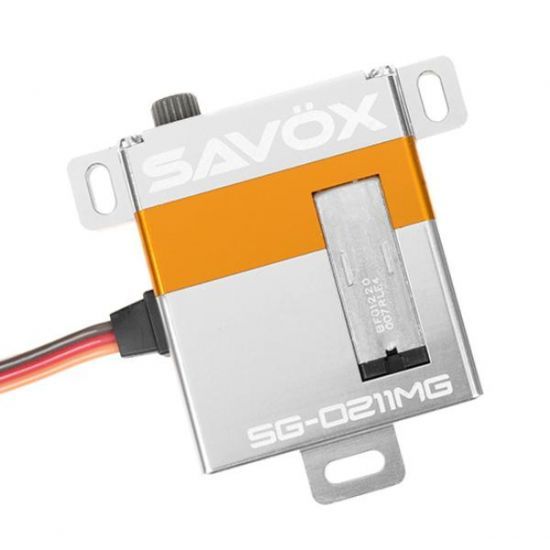 SAVOX SG-0211MG - 8,0 (6,0V)-0,13 (6,0V) Servocomando alare
