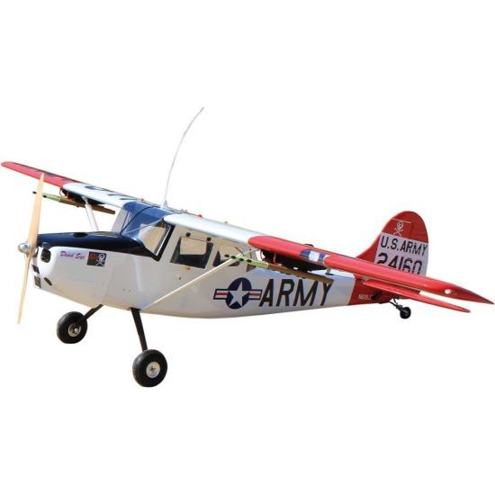Seagull Cessna Bird Dog DeadEye 310cm ARF 70-125cc Aeromodello riproduzione