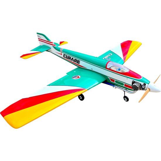 Seagull Curare-style 64’’ RC1 ARF VERDE con carrelli retrattili - Aeromodello acrobatico vintage