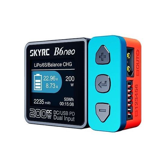 SkyRC B6 Neo 1x200W DC 1-6S Caricabatterie