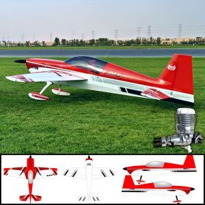 Pau Model Extra 330LX V2 60-70cc Rosso + DLE 65 - Aeromodello acrobatico