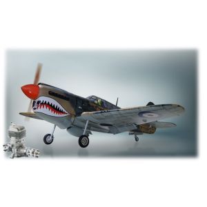 Phoenix Model P40 WARHAWK 50/60cc CARBON ARF + DLE 55 RA Aeromodello riproduzione