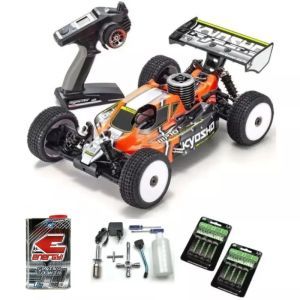 Kyosho Inferno MP10 1:8 RC Nitro Readyset T1 - Automodello a scoppio SUPER COMBO