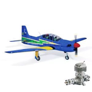 Phoenix Model Tucano 50cc V3 240cm 1/4 CARBON + DLE 55 RA - Aeromodello riproduzione