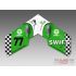 MS Composit Swift II - Retro Green EPP + Motore, servi, regolatore