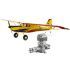 HANGAR 9 Timber 110 30-50cc ARF + DLE 55RA Aeromodello acrobatico